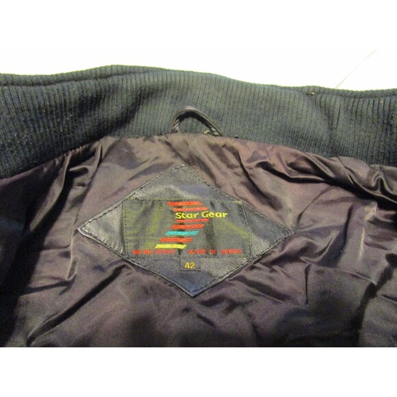 Vtg 80s Star Gear Soft Leather Motorcycle Jacket - Picture 4 of 8